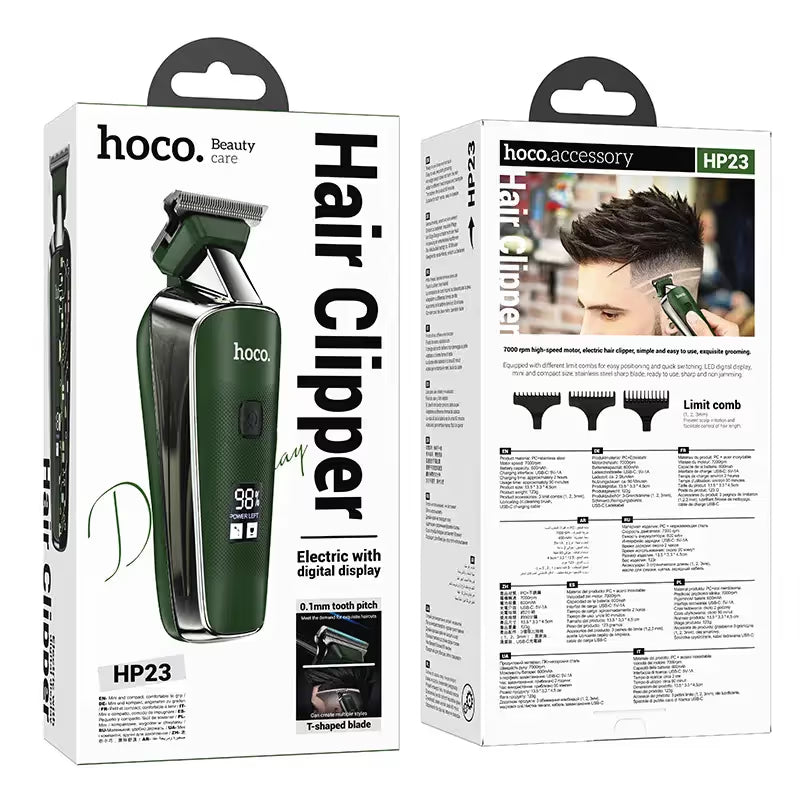Tondeuse à Cheveux Hoco HP23- Vert