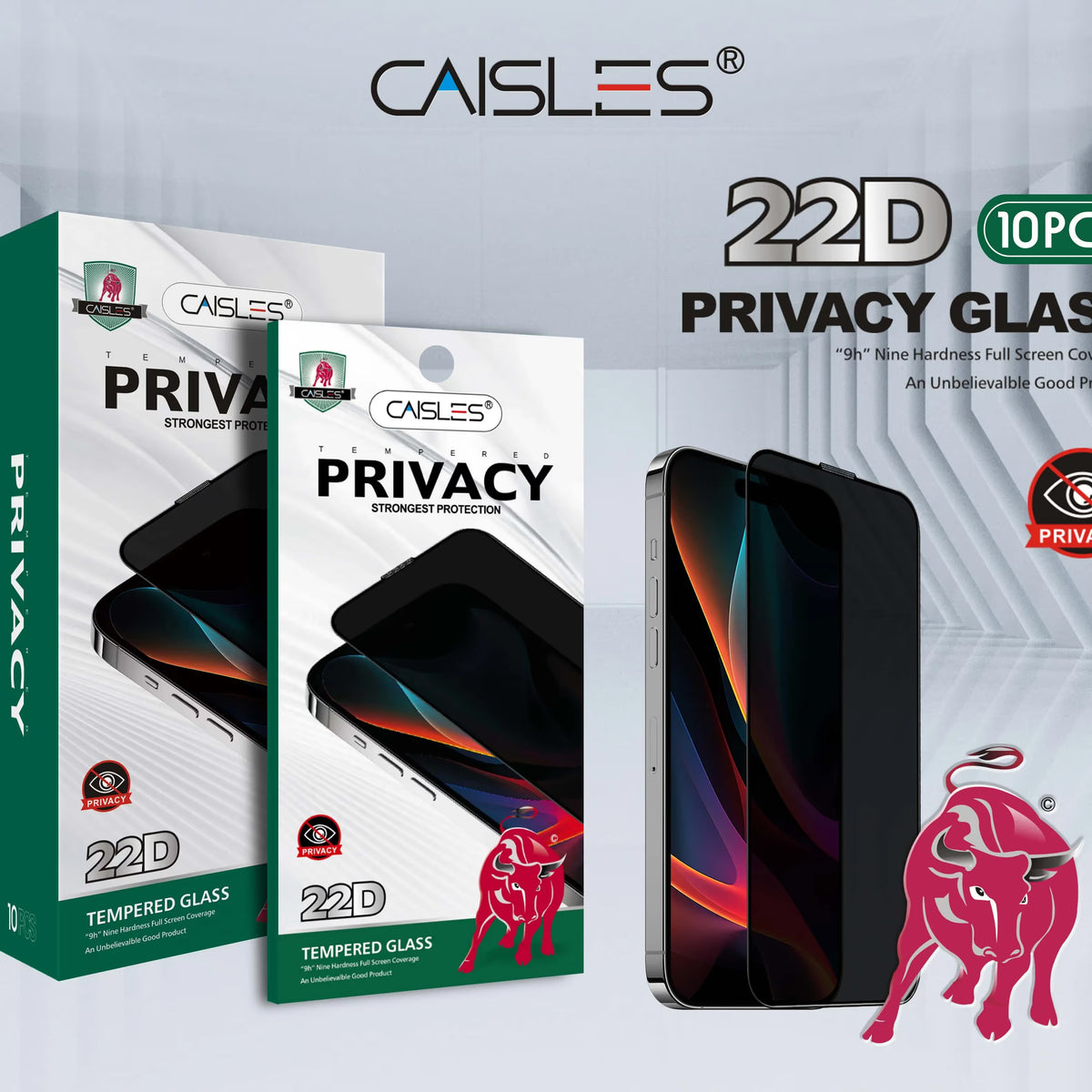 Film de Protection CAISLES PRIVACY pour iPhone 15 Pro Max