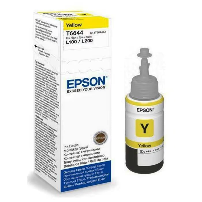 Bouteille d'Encre Original Epson T6644- Jaune (C13T66444A)