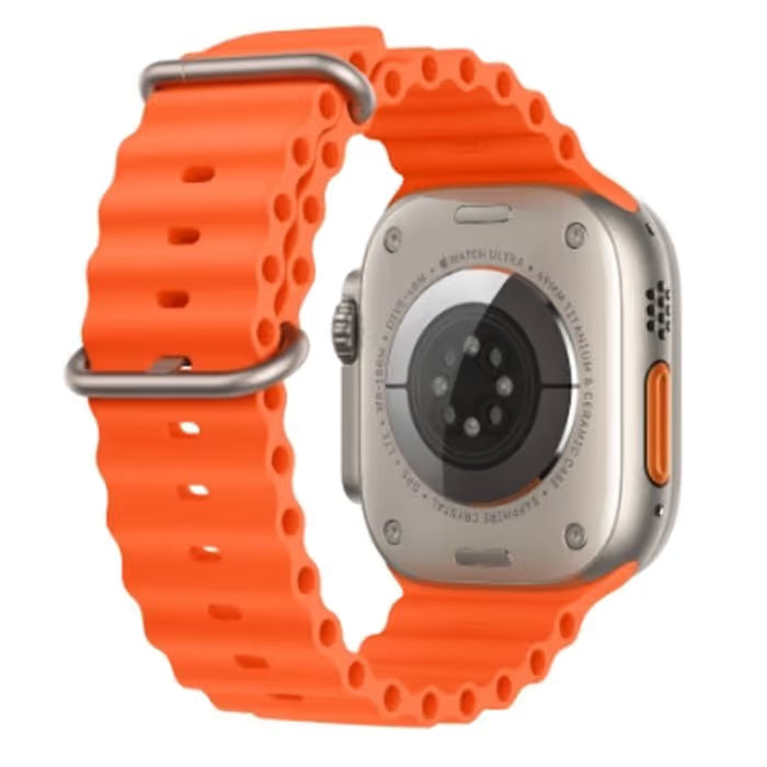 Apple Watch Ultra 2 - GPS - 49mm - Boîtier en Titane et Bracelet Orange Océan