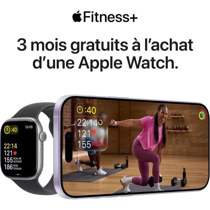 Apple Watch Ultra 3 GPS + Cellular - 49mm - Boîtier Titane Naturel - Bracelet Blue/Bright Blue Trail Loop - S/M