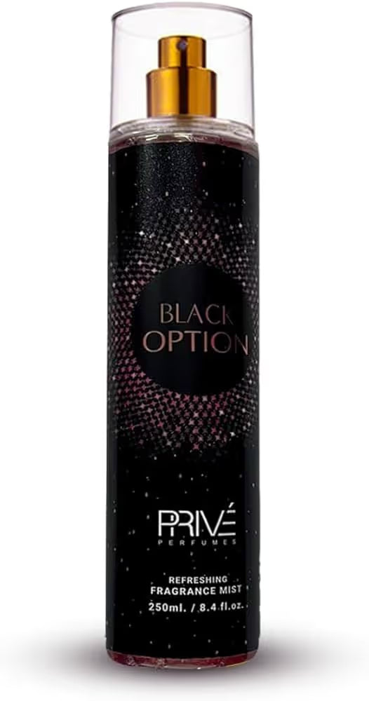 Black Option Brume Corporelle Parfumée pour Femme - 250ML