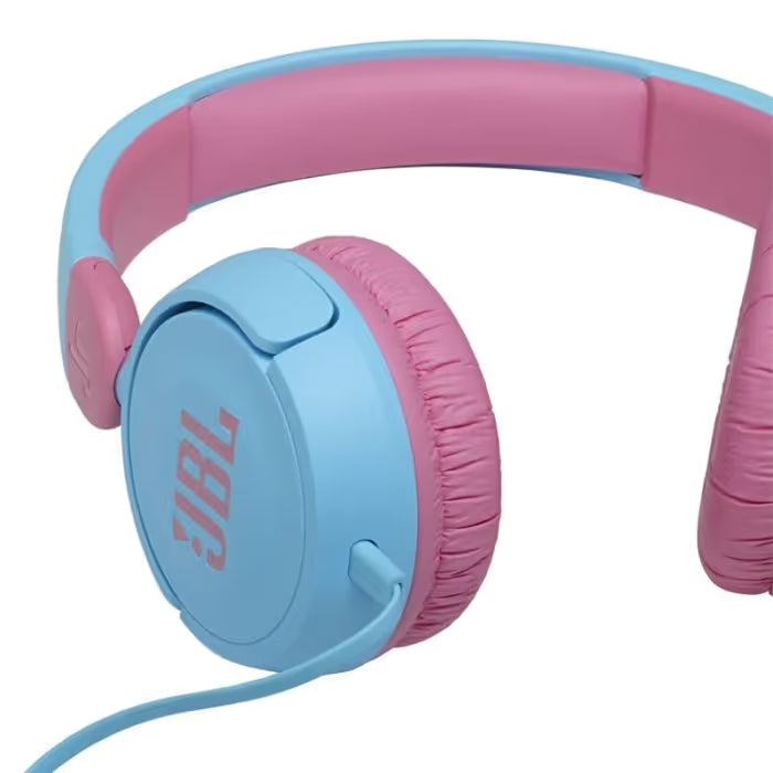 Casque Filaire JBL JR 310 pour Enfant - Bleu&Rose (JBLJR310BLU)