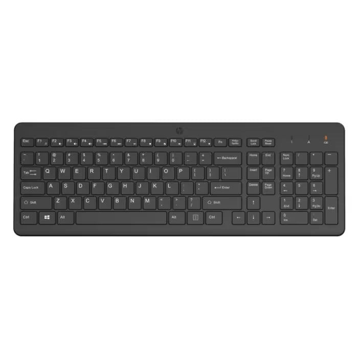 Clavier sans Fil HP 220 AZERTY Français - Noir