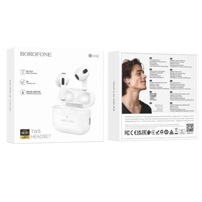 Écouteurs Sans Fil BOROFONE BW58 - Blanc