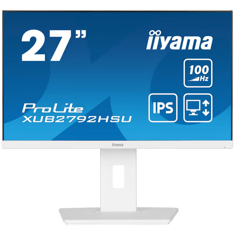 Écran PC IIyama ProLite 27" IPS FHD 100Hz - Blanc
