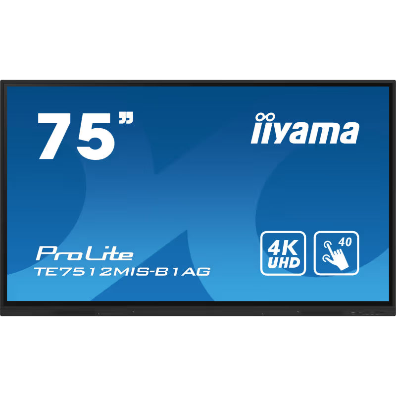Écran IIyama Interactif Tactile 75" ProLite TE7512MIS-B3AG