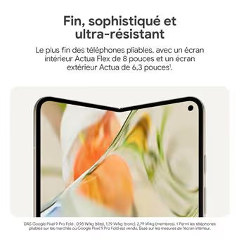 Smartphone Google Pixel 9 Pro Fold 16Go 256Go - Porcelaine