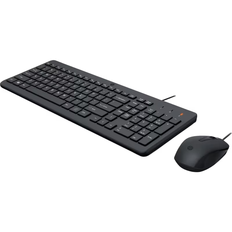 Ensemble Clavier AZERTY Arabise & Souris Filaires HP 150 - Noir