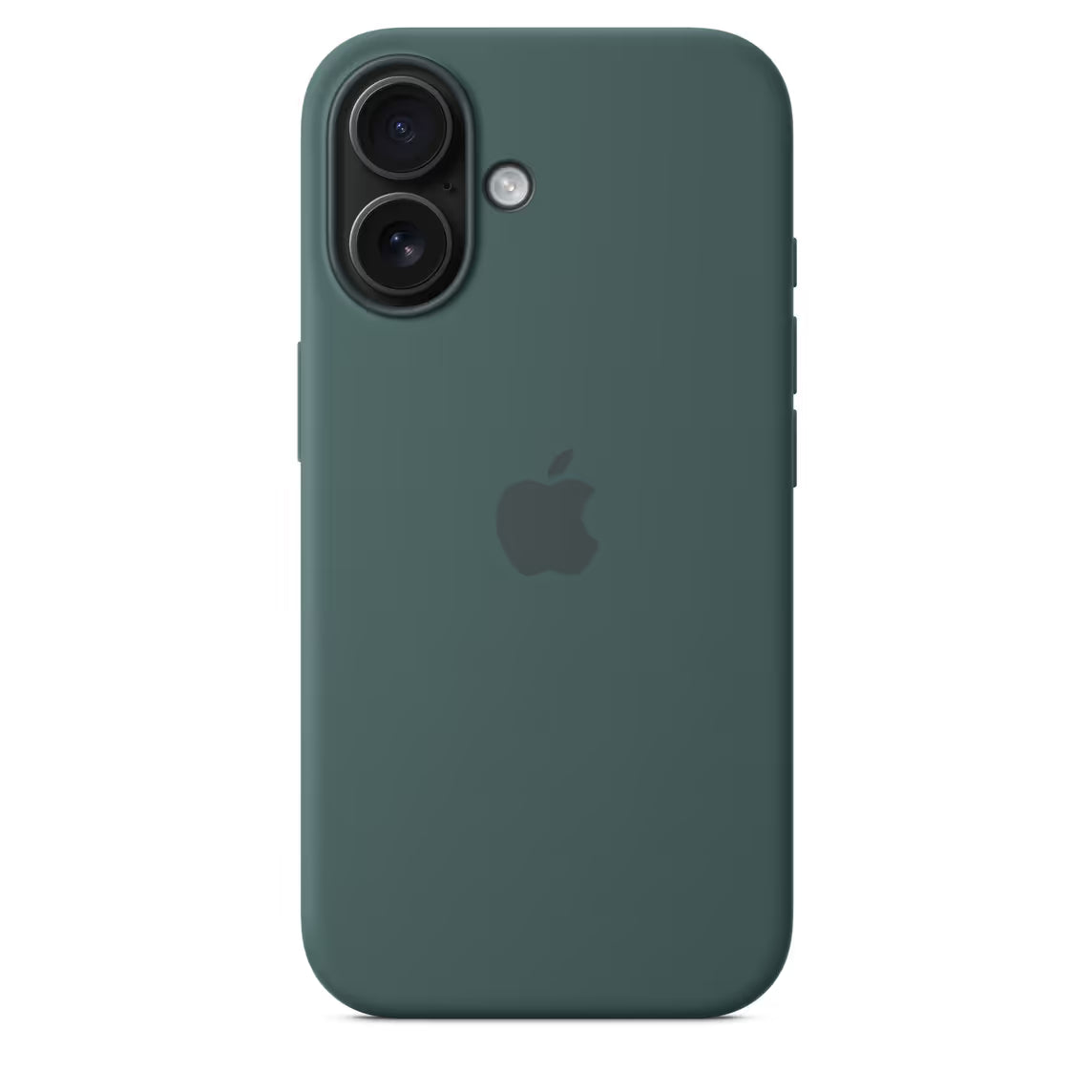 Coque en Silicone MagSafe pour iPhone 16 - Vert nuit