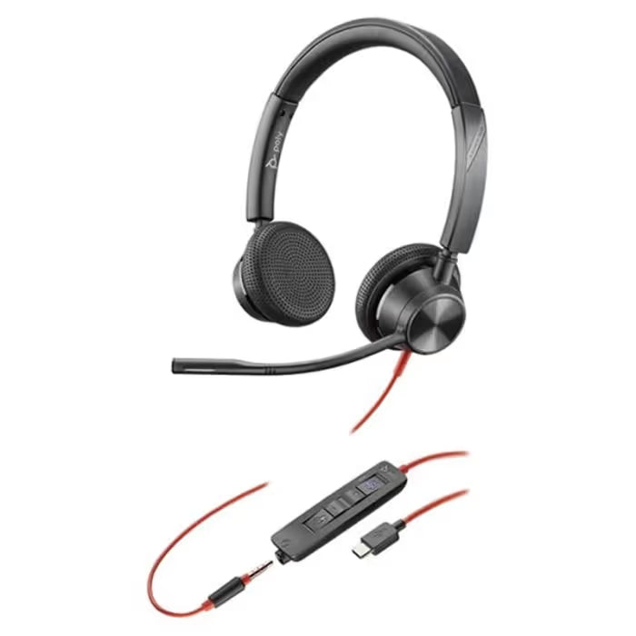 Micro Casque Poly Blackwire 3325M - Noir