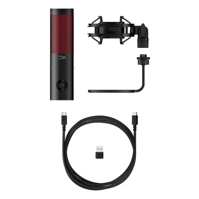 Microphone Gamer Filaire HyperX QuadCast 2 - Noir