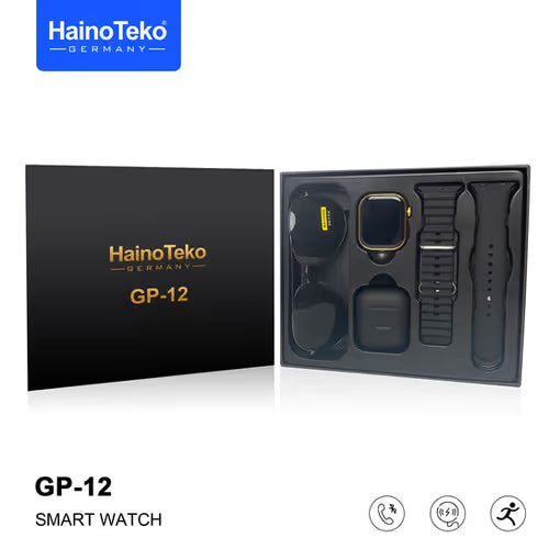 Montre Connectée Haino Teko GP12- Double Bracelet +Ecouteurs sans fil
