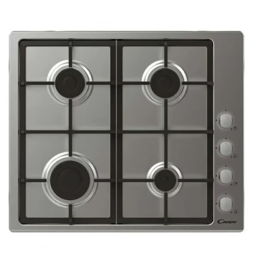 Plaque de cuisson Candy CHG6LX 4 Feu 60Cm - Inox