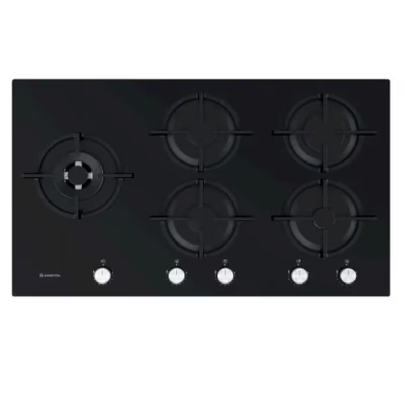 Plaque de Cuisson Encastrable ARISTON AGS92S-BK 5 Feux 90cm - Noir