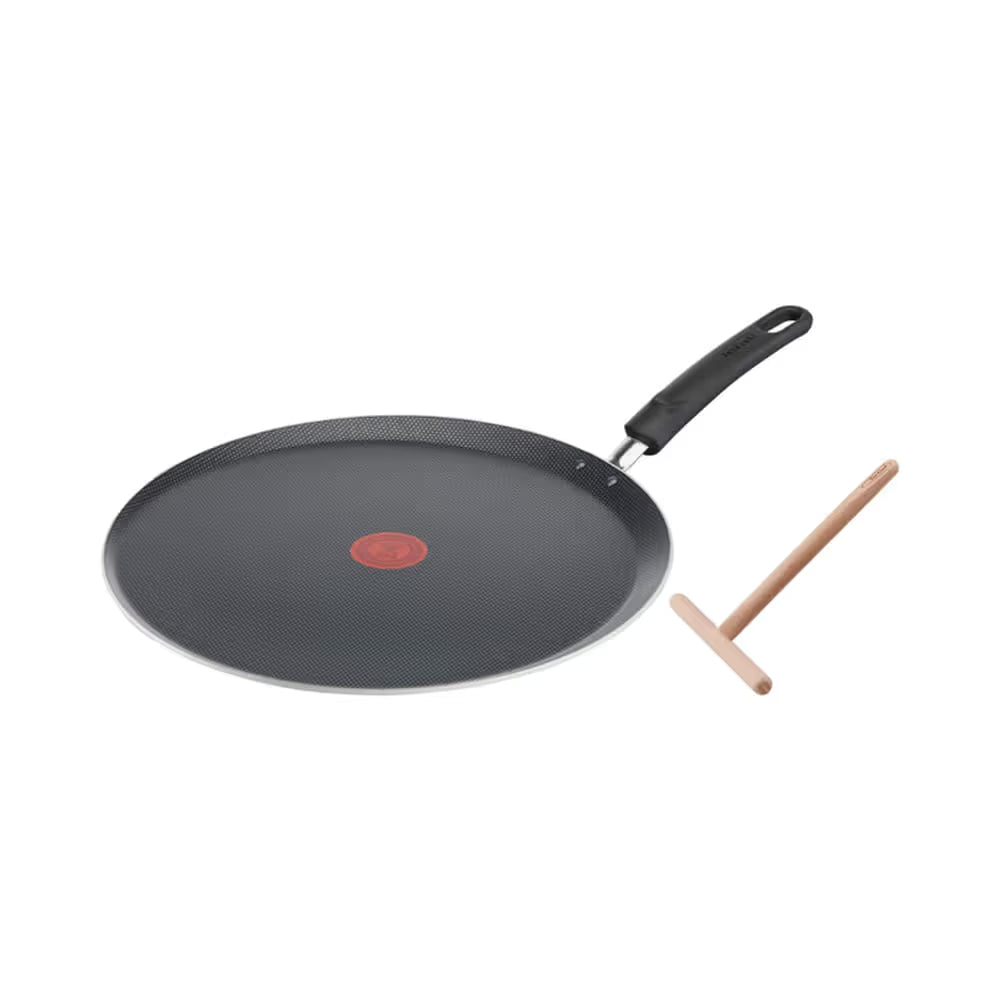 Crêpière 34cm Easy Cook & Clean + Répartiteur Galettière B5549712 - Noir
