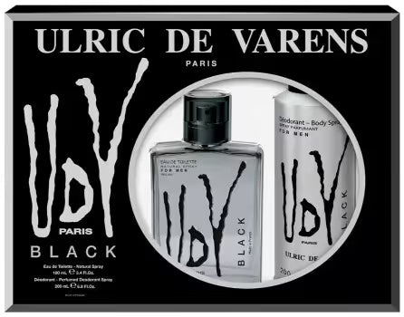 UDV Black Coffret Eau De Toilette pour Homme 100ML & Déodorant 200ML