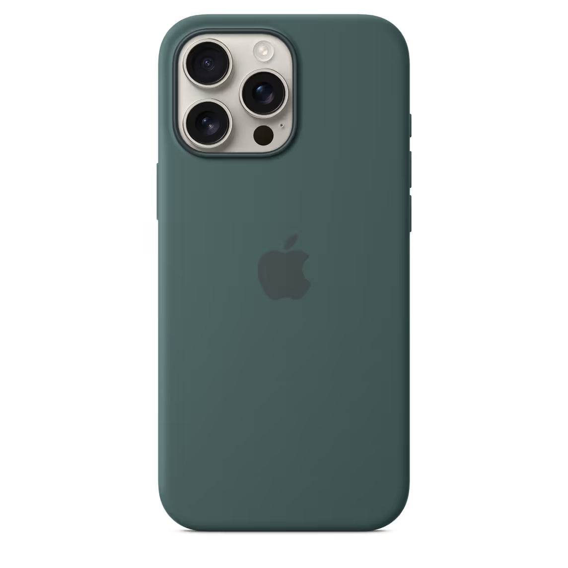Coque en Silicone MagSafe pour iPhone 16 Pro Max - Vert nuit