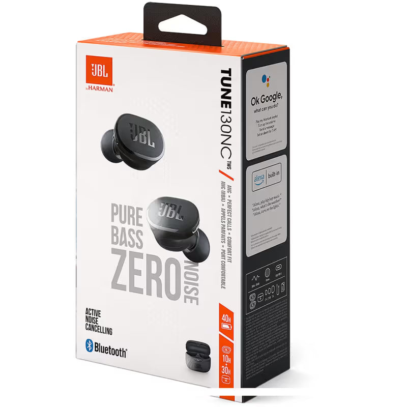 Écouteurs sans fil JBL Tune 130NC TWS - Noir