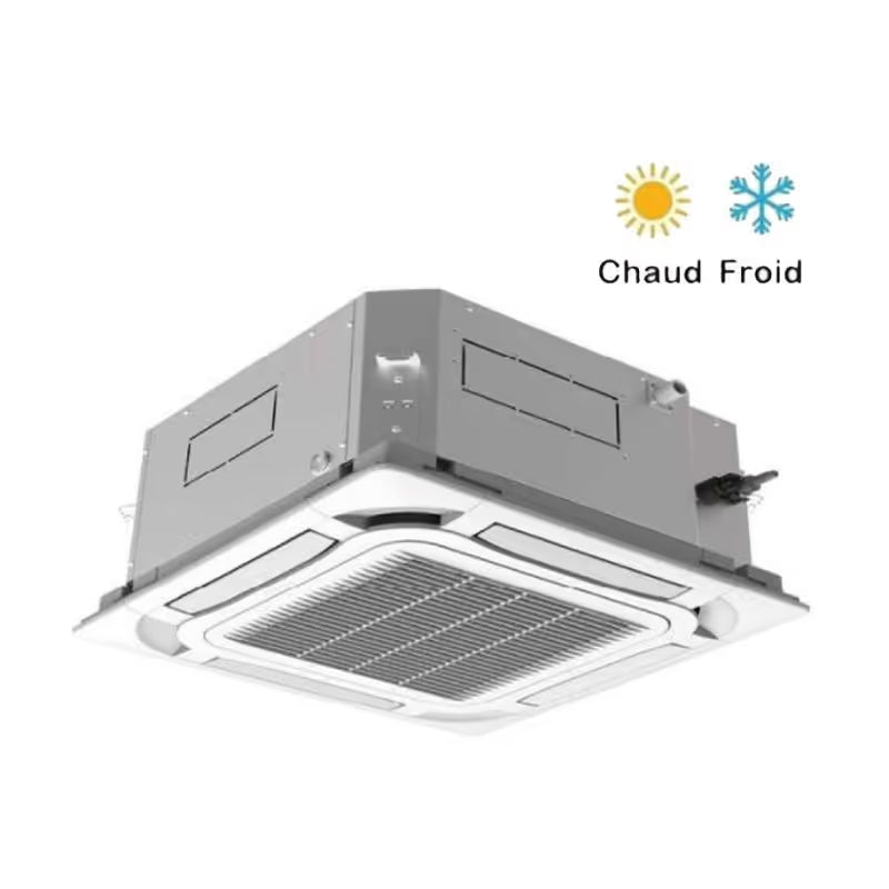 Climatiseur Cassettte GREE Inverter 48000 BTU Chaud & Froid - Blanc