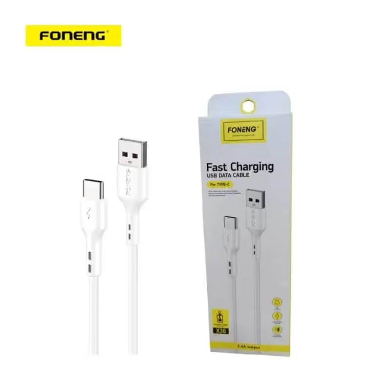 Câble Charge FONENG Type C 2.4A X36