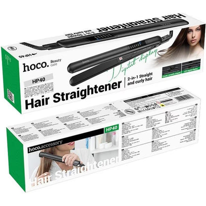 Lisseur Cheveux Hoco HP40 Céramique  - Noir