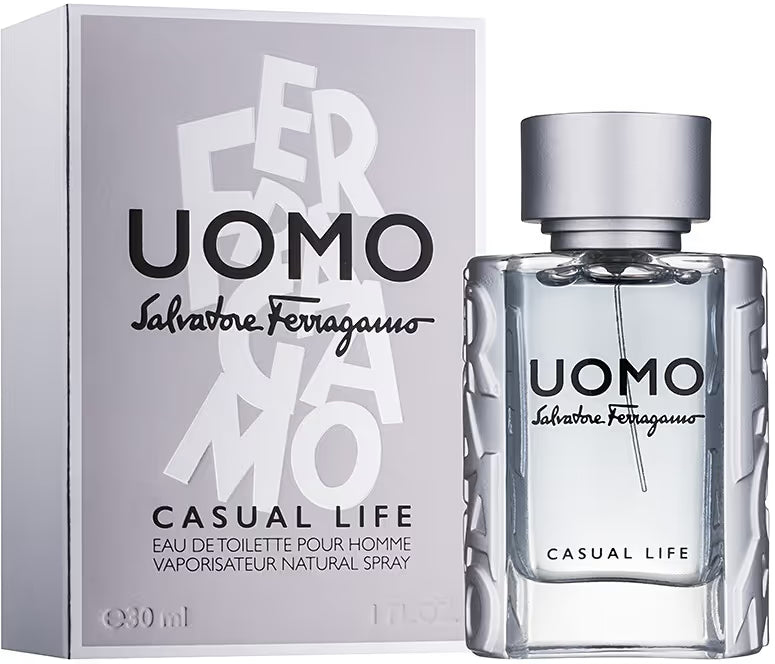 Salvatore Ferragamo Uomo Casual Life Eau de Toilette pour Homme - 30ML