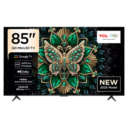 TV TCL 85" Smart TV QLED MINI LED TV-TCL-85C6K- Noir