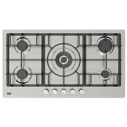 Plaque de cuisson Encastrable BEKO HIMW95226SXEL 5 feux 95 cm - Inox