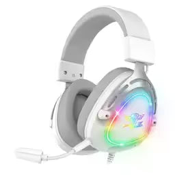 Micro Casque Gaming Filaire Spirit Of Gamer Elite H40 ARTIC RGB - Blanc