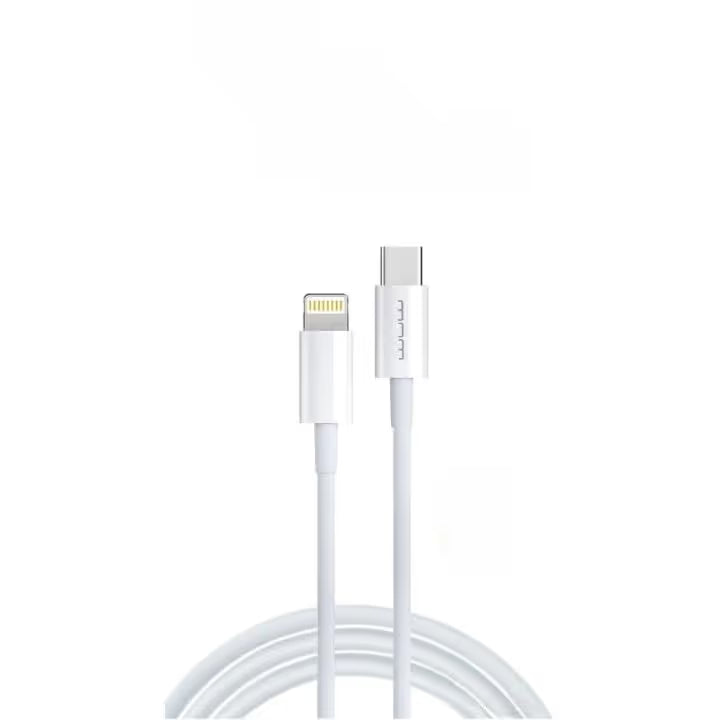 Câble De Charge Type-C Vers Lighting WUW-X181 PD 20W- Blanc