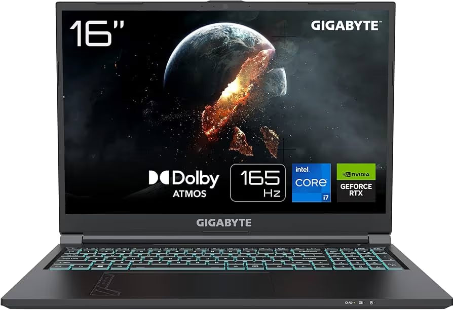 Pc Portable Gigabyte G6 MF i7-13620H 16.2"FHD 16GO 1TO Gen4 M.2 SSD FreeDos
