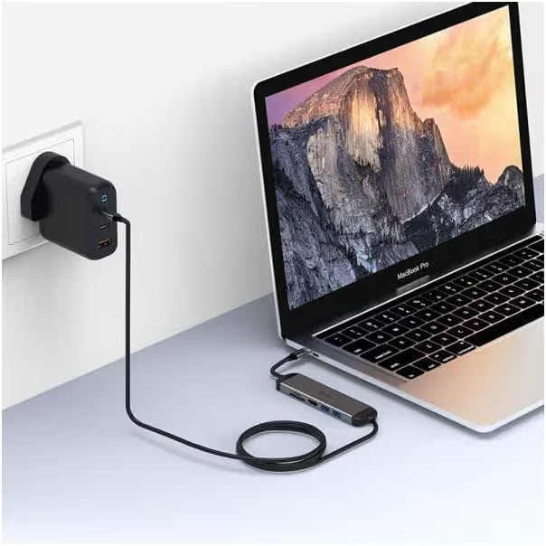 WIWU ALPHA 5 IN 1 USB-C HUB A521H - GRAY