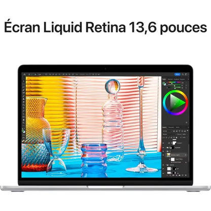 Apple - 13,6" MacBook Air M2 - RAM 8Go - Stockage 256Go - Lumière Stellaire (MRXT3FN/A)