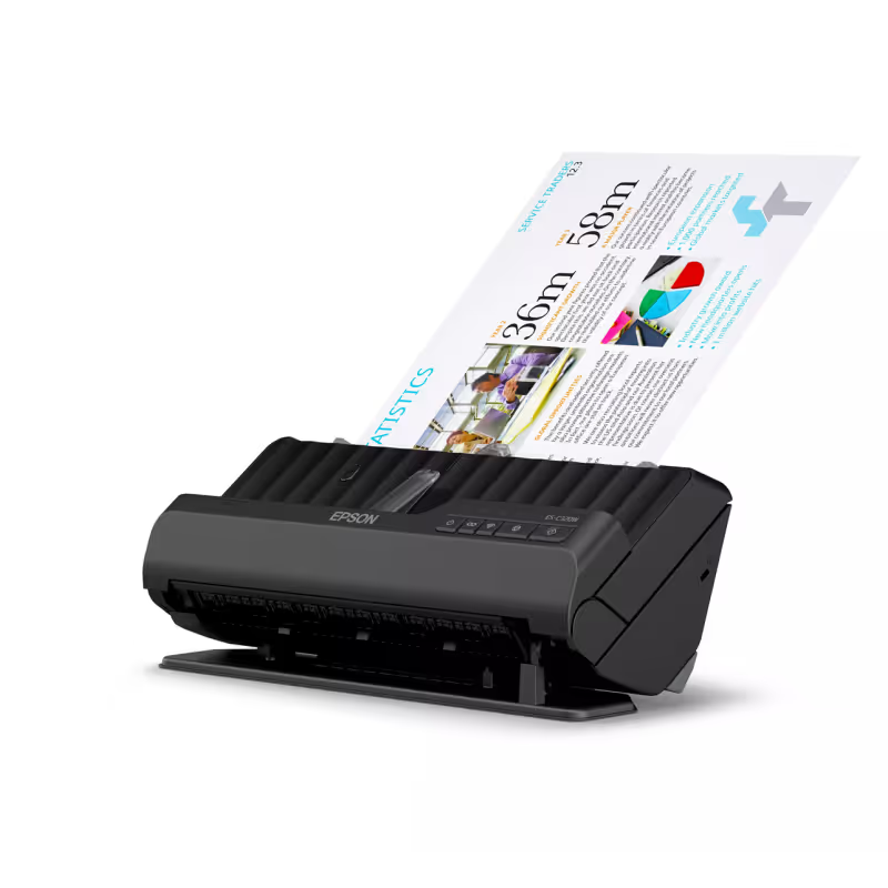 Scanner Wi-Fi Compact Epson ES-C320W -Noir (B11B270402)