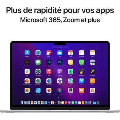 Apple - 13,6" MacBook Air M2 - RAM 8Go - Stockage 256Go - Lumière Stellaire (MRXT3FN/A)