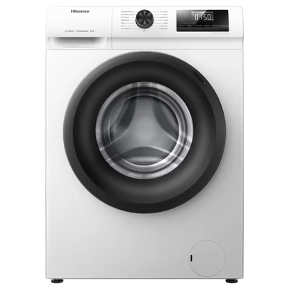 Lave Linge Frontal HISENSE WFQP8014EVM Inverter 8kg - Blanc