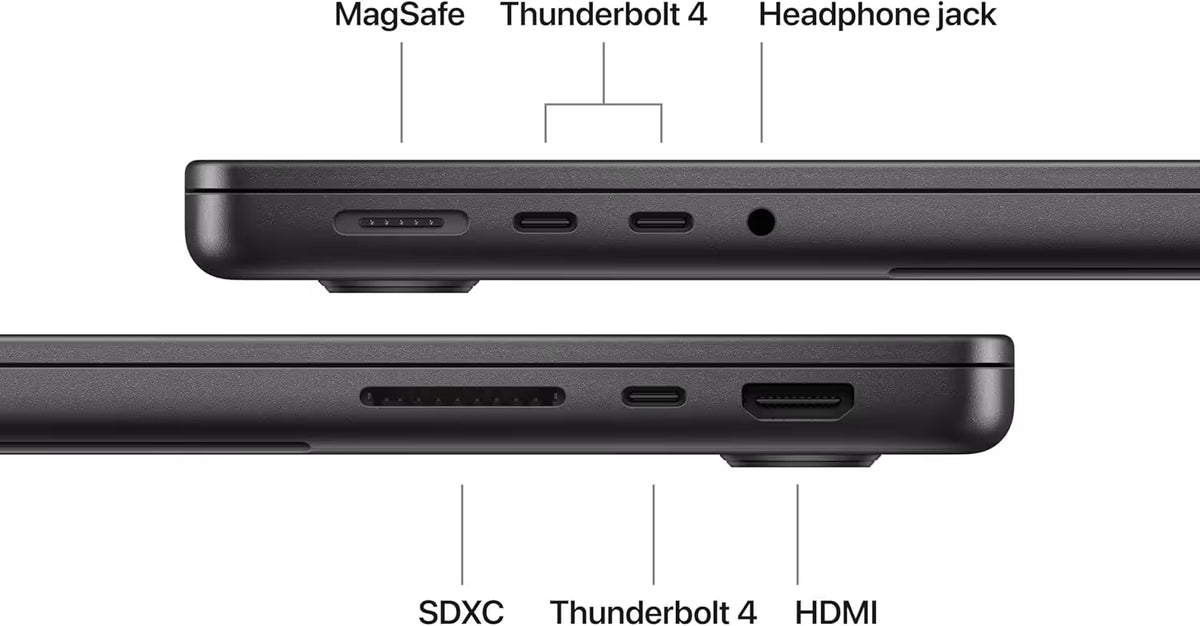Apple - 14" MacBook Pro M5 16 Go 1To CPU 10 cœurs GPU 10 cœurs (MDE14FN/A) - Noir Sidéral