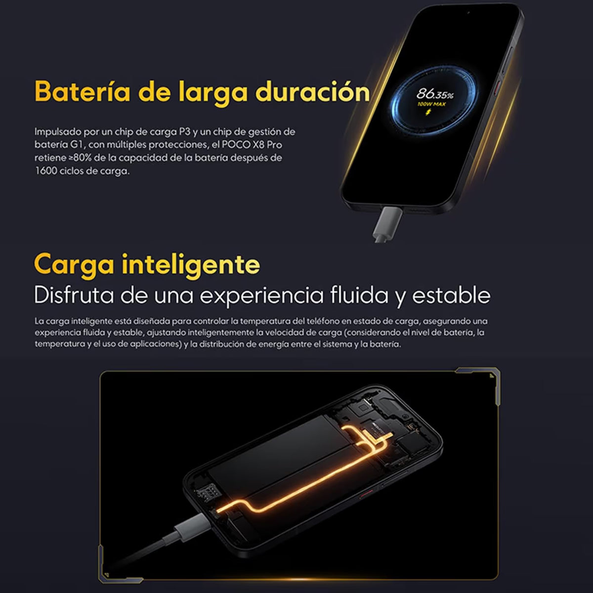 Smartphone POCO X8 Pro 12GO 512GO - Noir