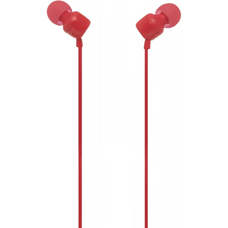 Écouteur Filaire JBL T110 - Rouge