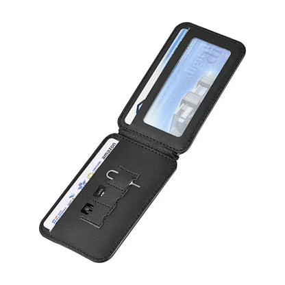 Portefeuille Magnétique WiWu 2en1 avec Forte Absorption Magnétique - Noir