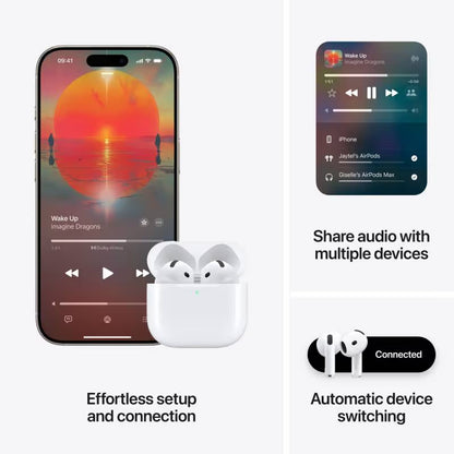 Apple - AirPods 4 (MXP63LL/A) - Blanc