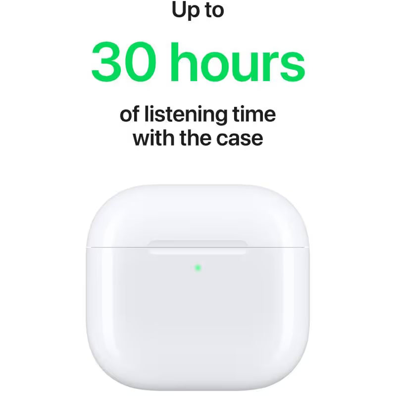Apple - AirPods 4 (MXP63LL/A) - Blanc
