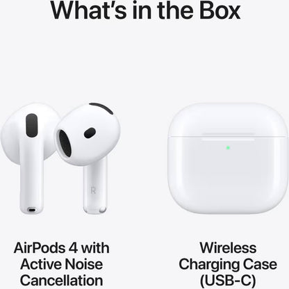 Apple - AirPods 4 (MXP63LL/A) - Blanc