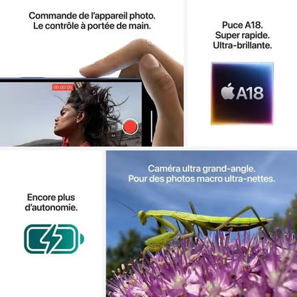 APPLE iPhone 16 256Go - Noir