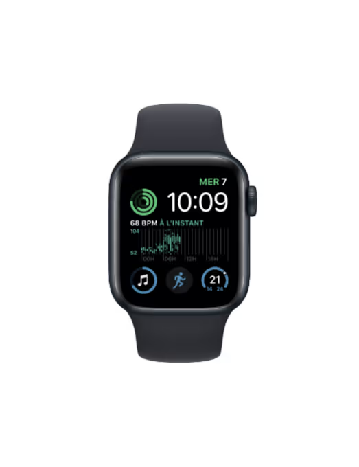 Apple Watch SE 2ᵉ génération Lumière Stellaire 40 mm.
