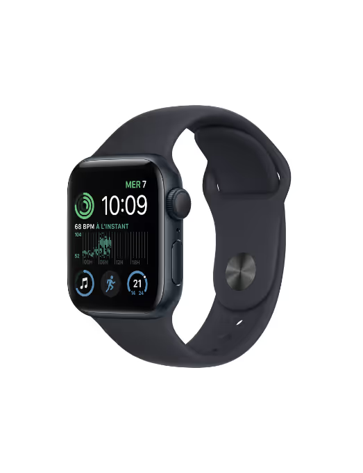 Apple Watch SE 2ᵉ génération Lumière Stellaire 40 mm.