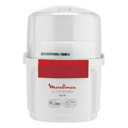 Blender MOULINEX AR6801EG 800 Watts Avec Mini Hachoir - Blanc