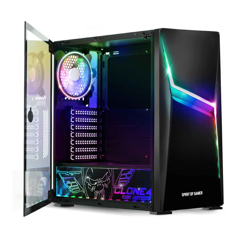 Boitier Gamer Spirit of Gamer Clone 4 ARGB Edition - Noir