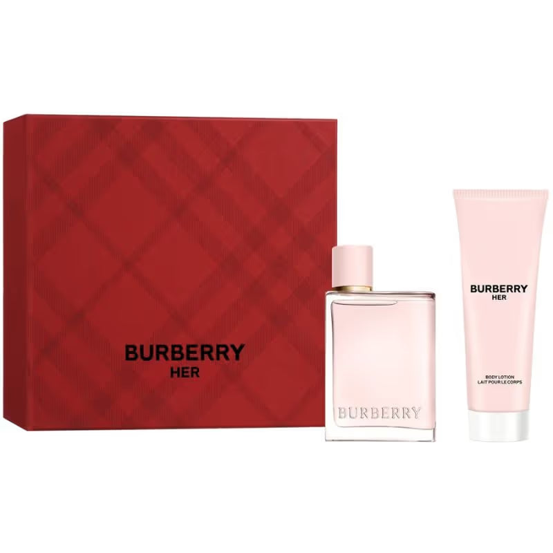 Burberry COFFRET BURBERRY HER Eau De Parfum pour Femme 150ML & BODY LOTION 75ML